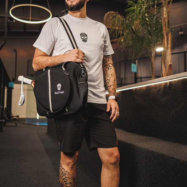 Bolso Tote de Padel - Negro Blanco